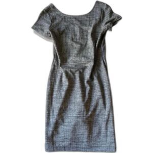Banana Republic Grey Tweed Dress Size 4 NWT